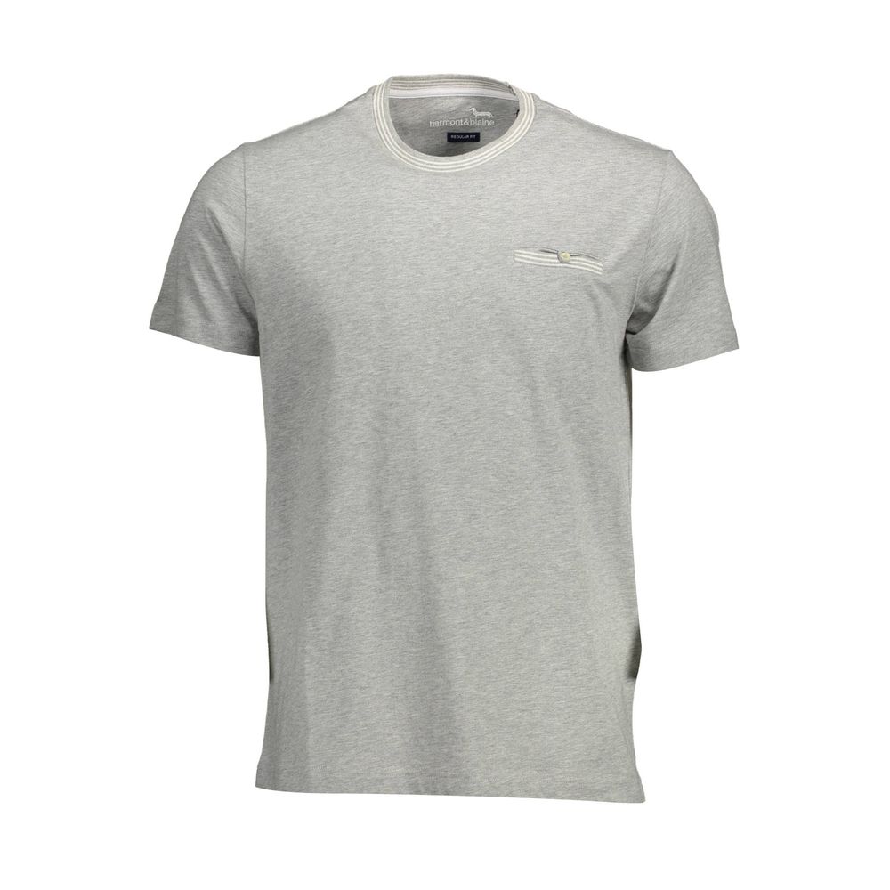 Harmont & Blaine Brown Cotton Men T-Shirt Harmont & Blaine