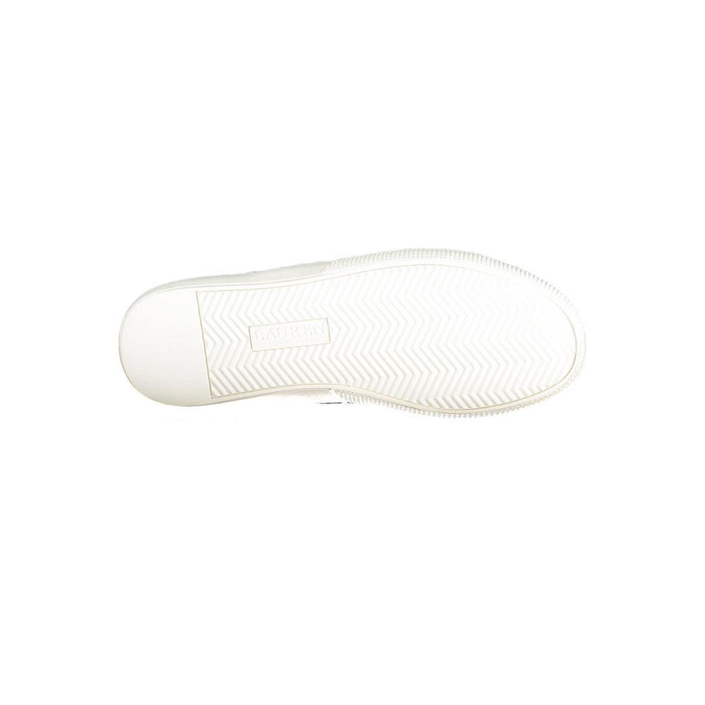 Ralph Lauren Blue Leather Women Sneaker Ralph Lauren