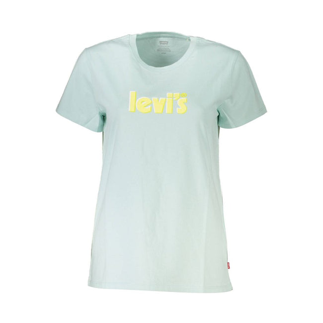 Levi's Blue Cotton Women T-Shirt Levi's