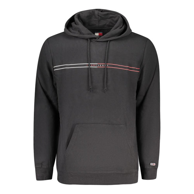 Tommy Hilfiger Black Cotton Men Sweater Tommy Hilfiger