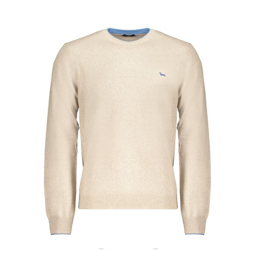 Harmont & Blaine Beige Wool Men's Sweater Harmont & Blaine