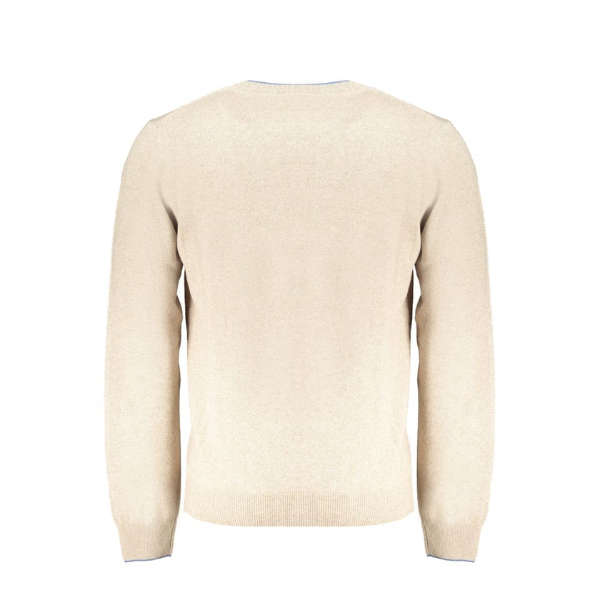 Harmont & Blaine Beige Wool Men's Sweater Harmont & Blaine