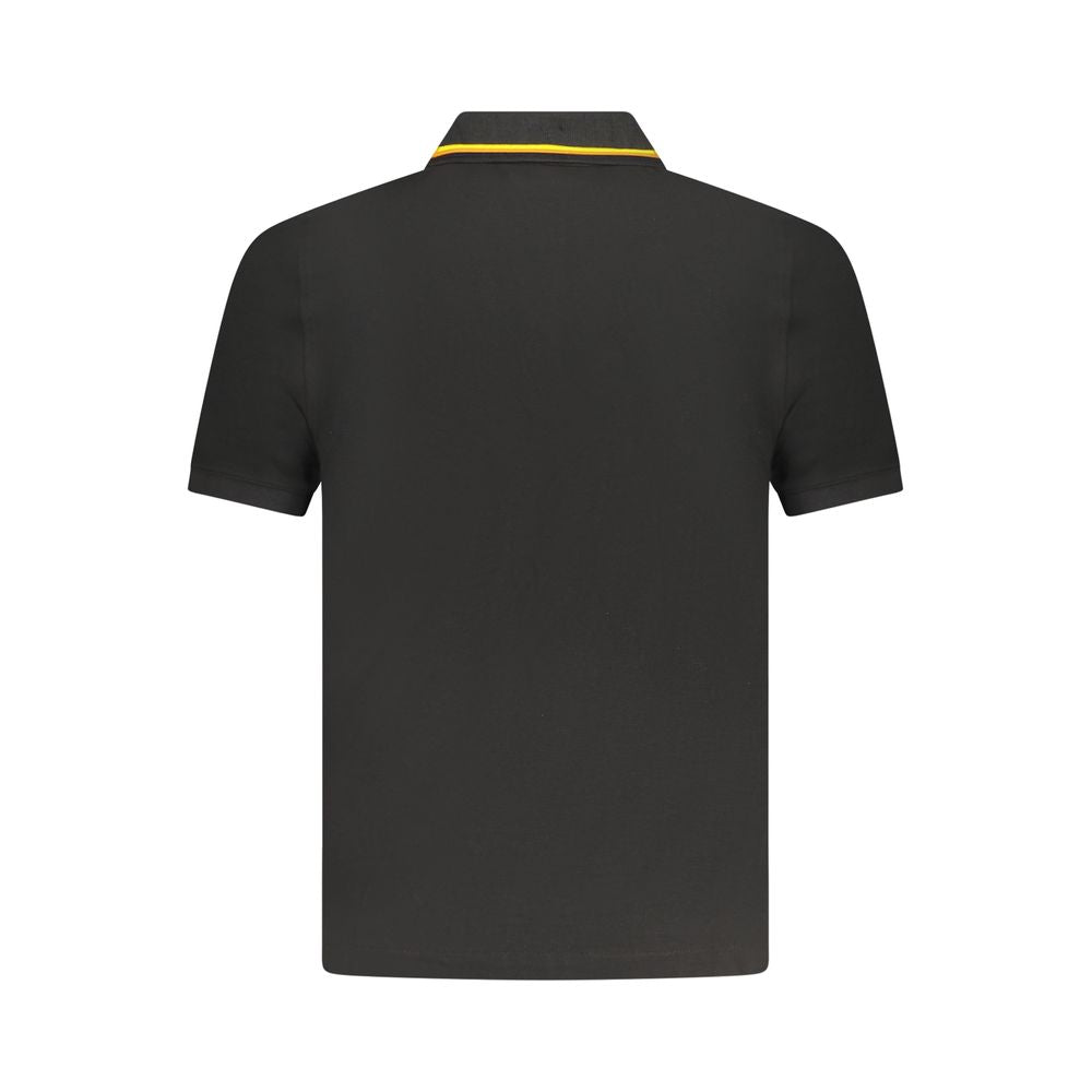 K-WAY Black Cotton Polo Shirt K-WAY