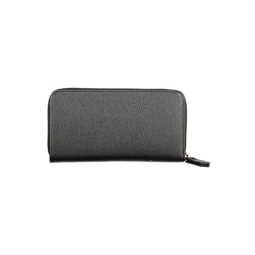Mario Valentino Black Polyurethane Women Wallet Mario Valentino