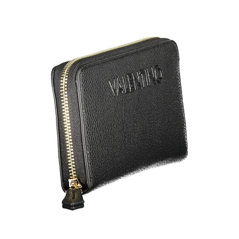 Mario Valentino Black Polyurethane Women Wallet Mario Valentino