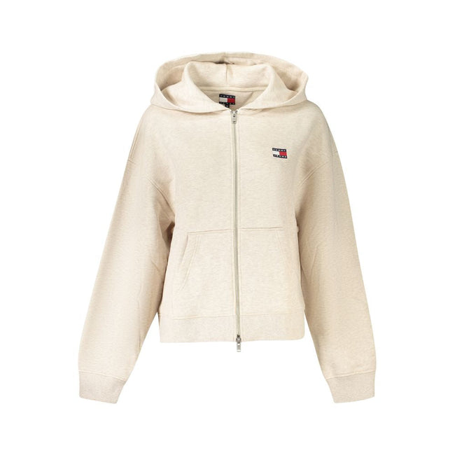 Tommy Hilfiger Beige Cotton Women Sweater Tommy Hilfiger