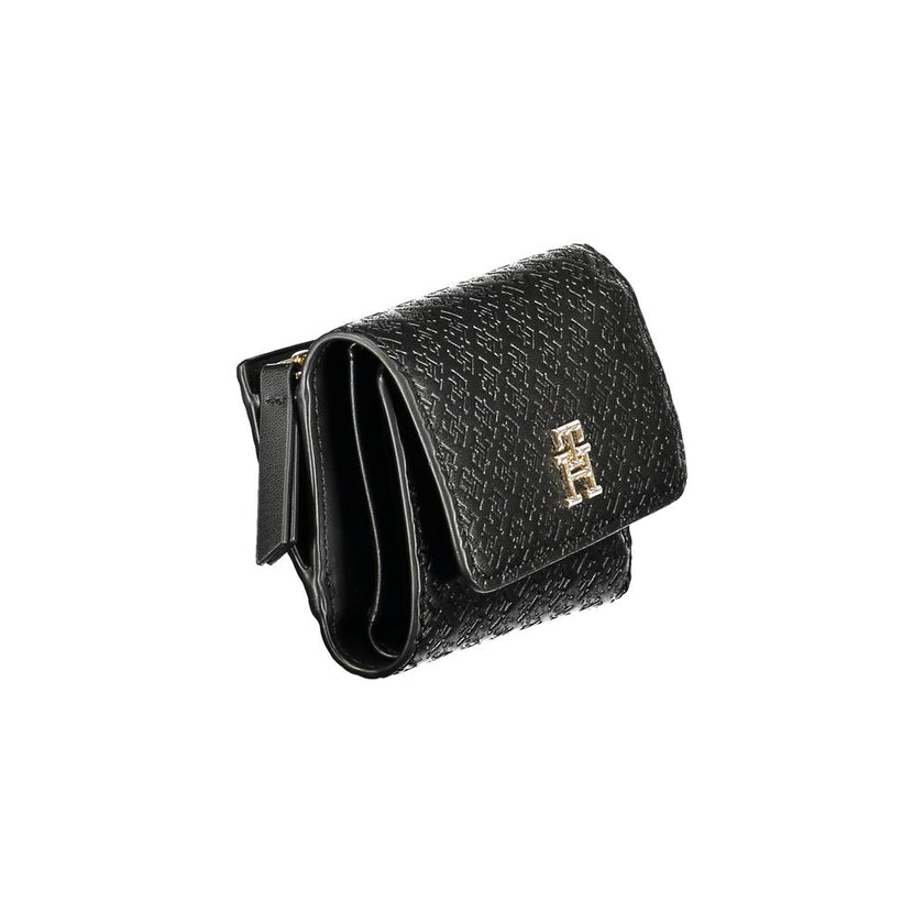 Tommy Hilfiger Black Polyethylene Women Wallet Tommy Hilfiger
