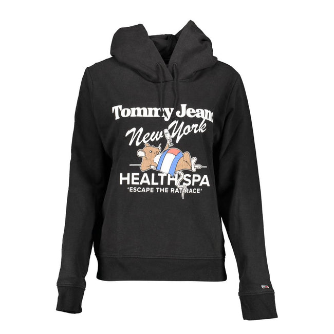Tommy Hilfiger Black Cotton Women Sweater Tommy Hilfiger