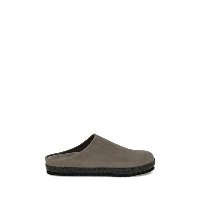 Brunello Cucinelli Leather Mules Brunello Cucinelli