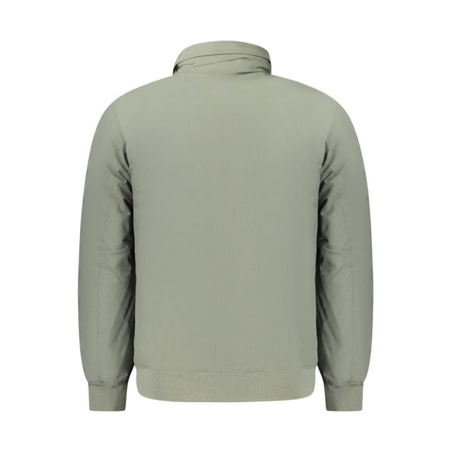 K-WAY Green Polyamide Men Jacket K-WAY