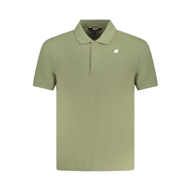 K-WAY Green Cotton Polo Shirt K-WAY