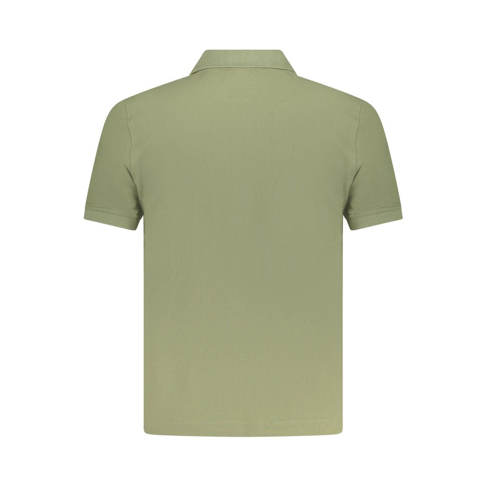 K-WAY Green Cotton Polo Shirt K-WAY