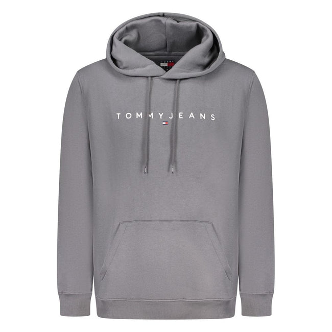 Tommy Hilfiger Gray Cotton Men Sweater Tommy Hilfiger