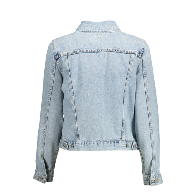 Levi's Light Blue Cotton Women Jacket Levi's