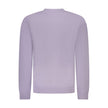 Hugo Boss Purple Cotton Men Sweater Hugo Boss
