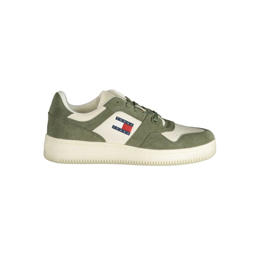 Tommy Hilfiger Verde Leather Men Sneaker Tommy Hilfiger