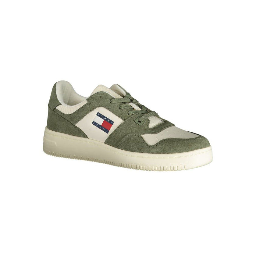 Tommy Hilfiger Verde Leather Men Sneaker Tommy Hilfiger