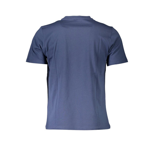 North Sails Blue Cotton Men T-Shirt North Sails