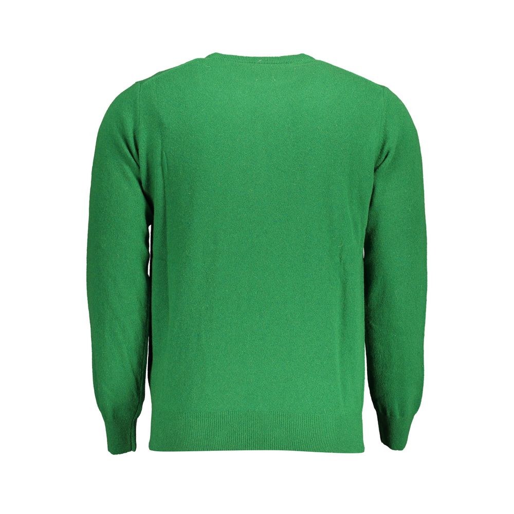 North Sails Green Wool Men Sweater North Sails