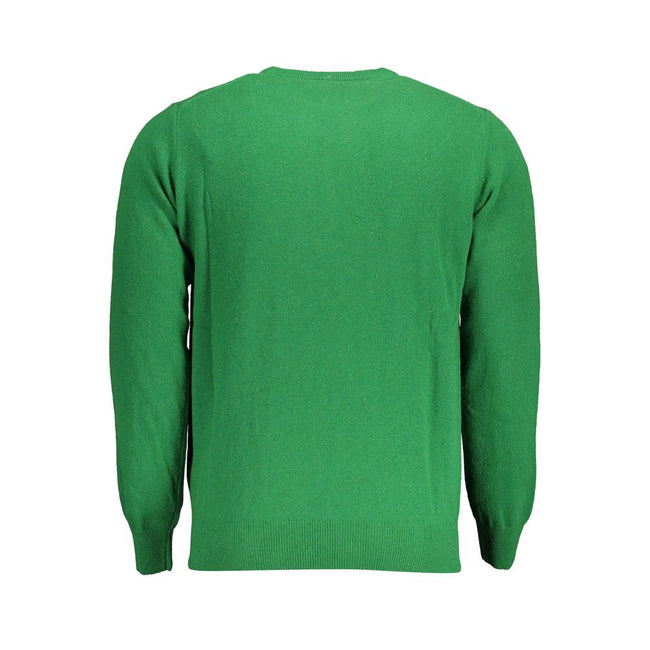 North Sails Green Wool Men Sweater North Sails