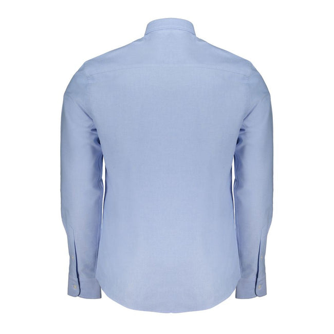 North Sails Light Blue Cotton Men Shirt North Sails