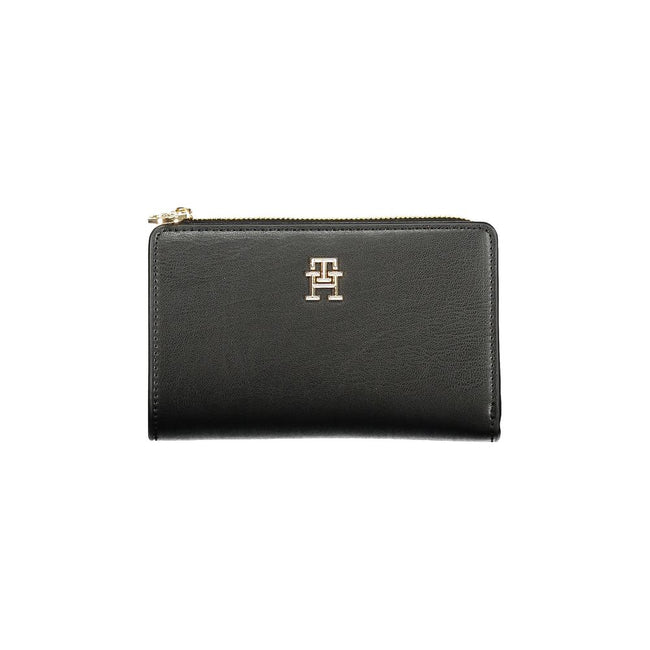 Tommy Hilfiger Black Polyethylene Women Wallet Tommy Hilfiger