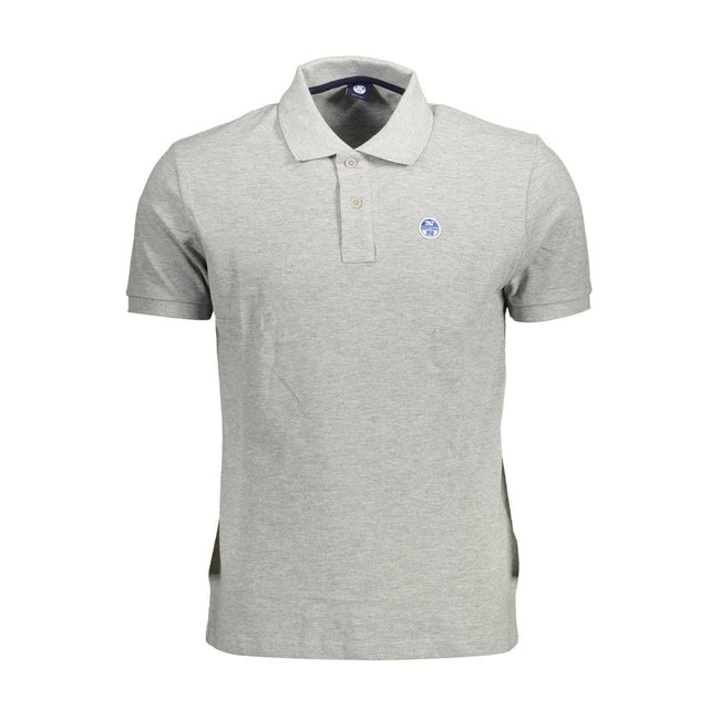 North Sails Brown Cotton Men Polo Shirt North Sails