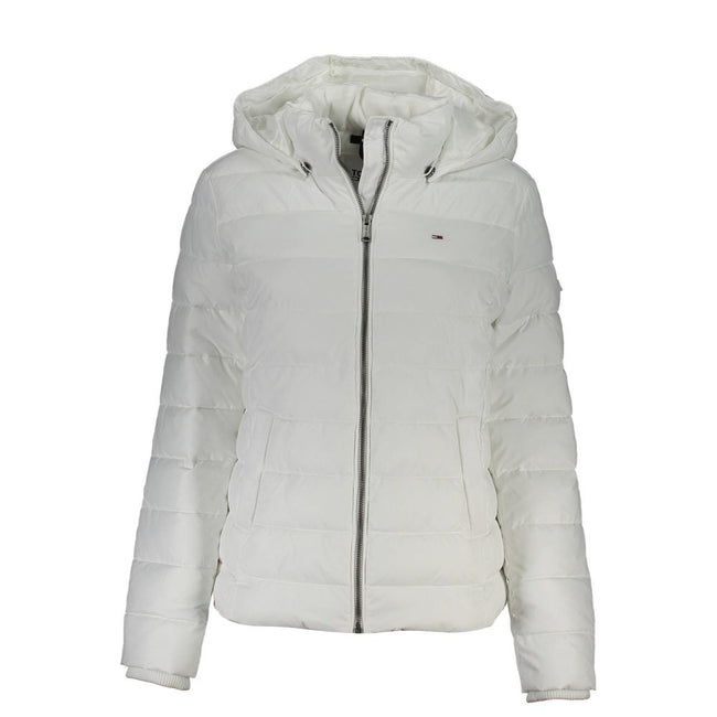 Tommy Hilfiger White Polyester Women Jacket Tommy Hilfiger