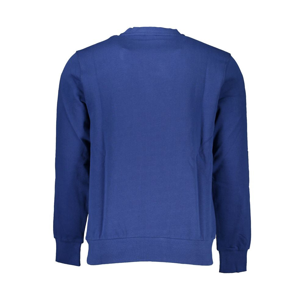 North Sails Blue Cotton Men Sweater North Sails