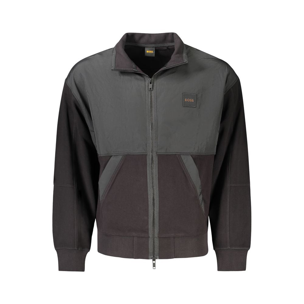 Hugo Boss Black Cotton Men's Jacket Hugo Boss