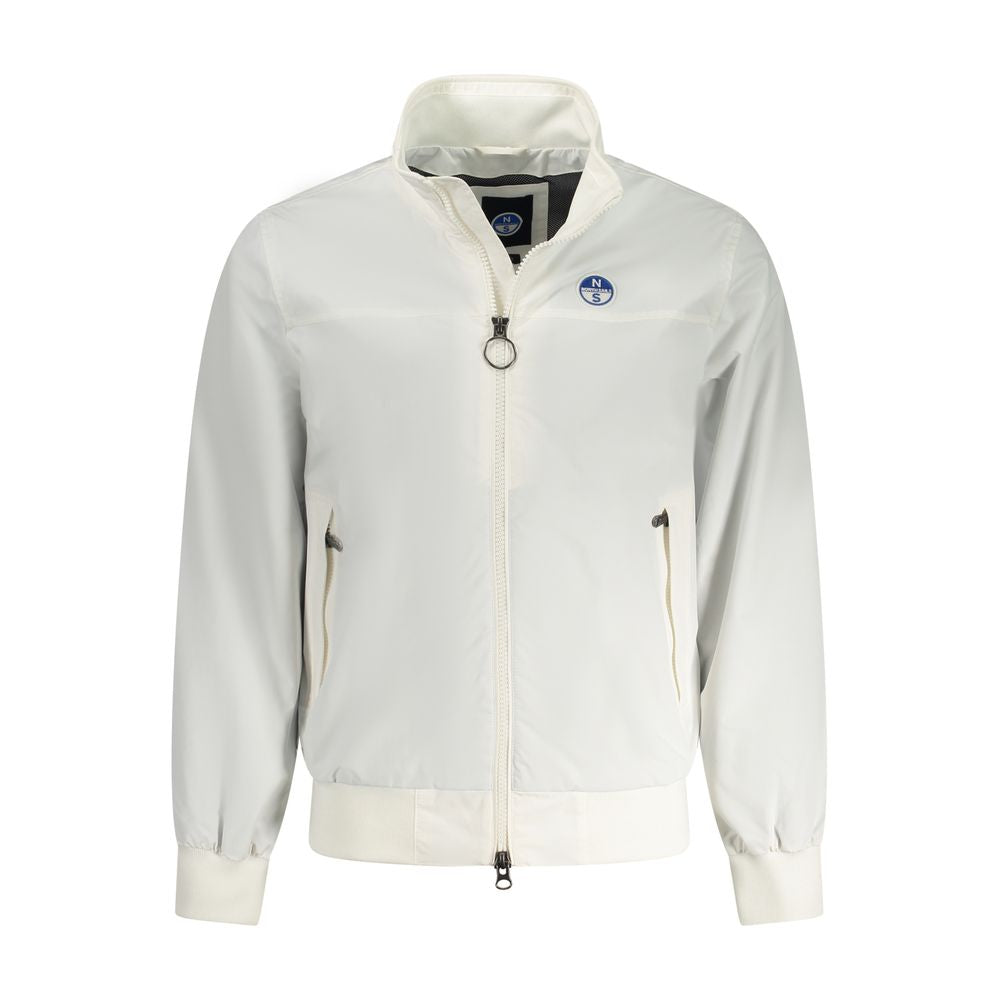 North Sails White Polyamide Men Jacket North Sails