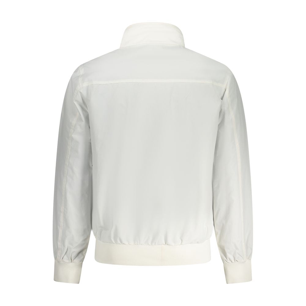 North Sails White Polyamide Men Jacket North Sails