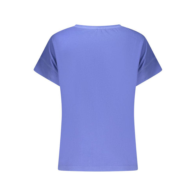 North Sails Blue Cotton Women T-Shirt North Sails