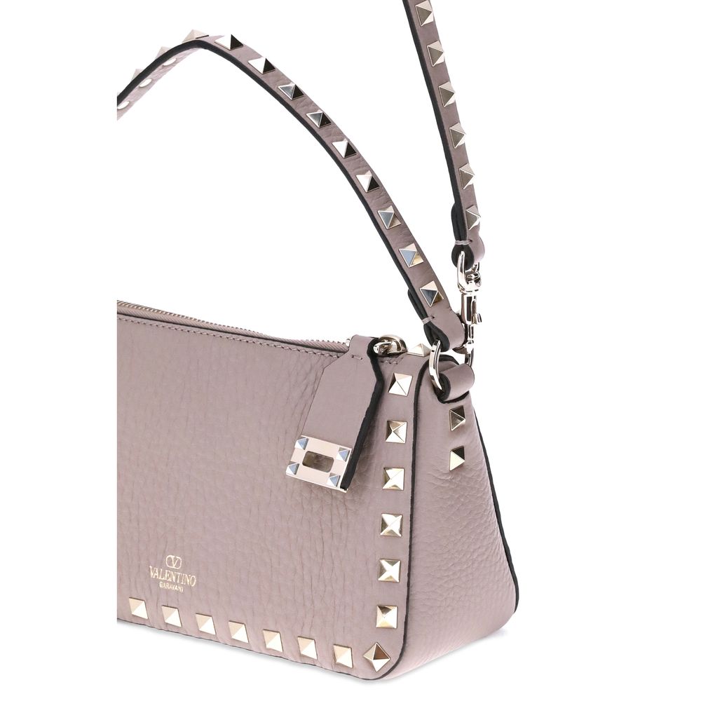 Valentino Garavani Rockstud Zip-Up Shoulder Bag Valentino Garavani