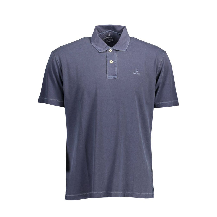 Gant Blue Cotton Men Polo Shirt Gant
