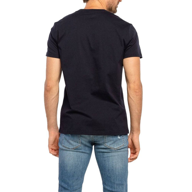Balmain Blue Cotton T-Shirt Balmain