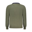 North Sails Green Wool Men Sweater North Sails