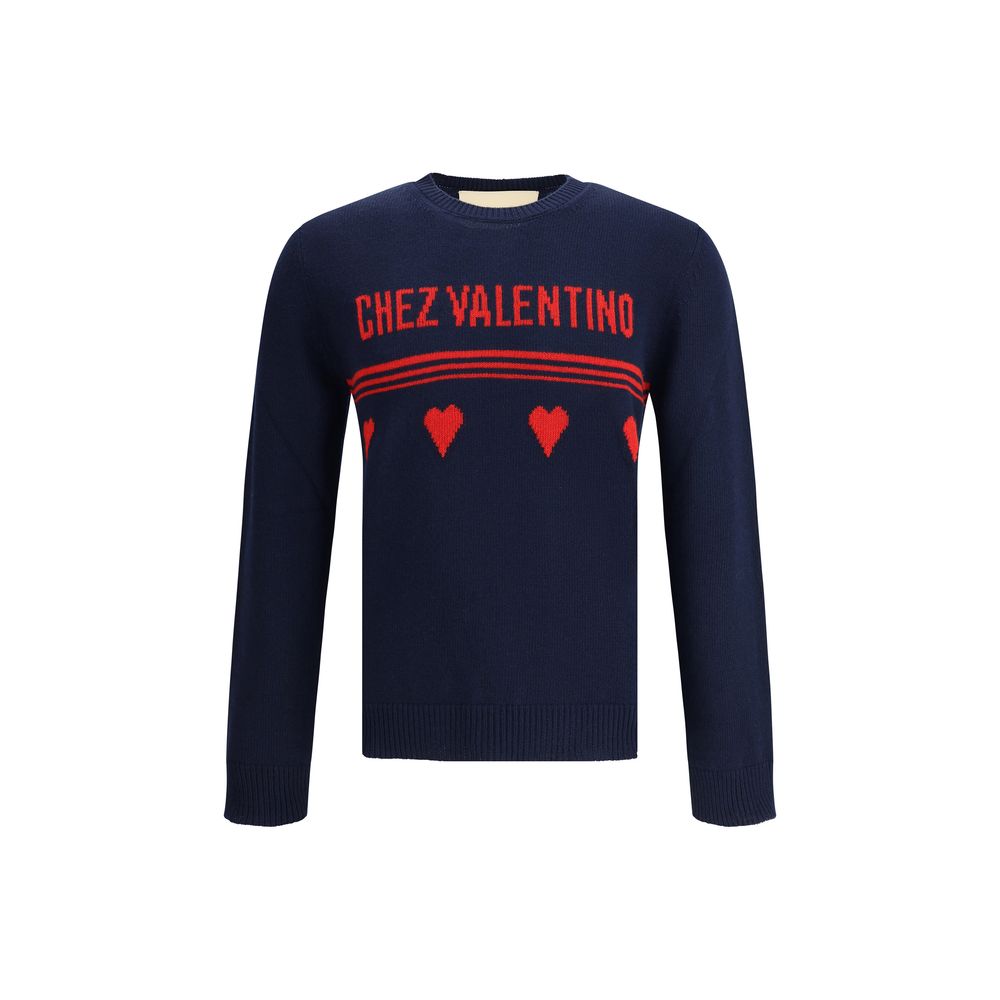Chez Valentino Wool Sweater Valentino