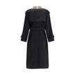 Burberry Castleford long Trench Coat with Check collar Burberry