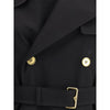 Burberry Castleford long Trench Coat with Check collar Burberry