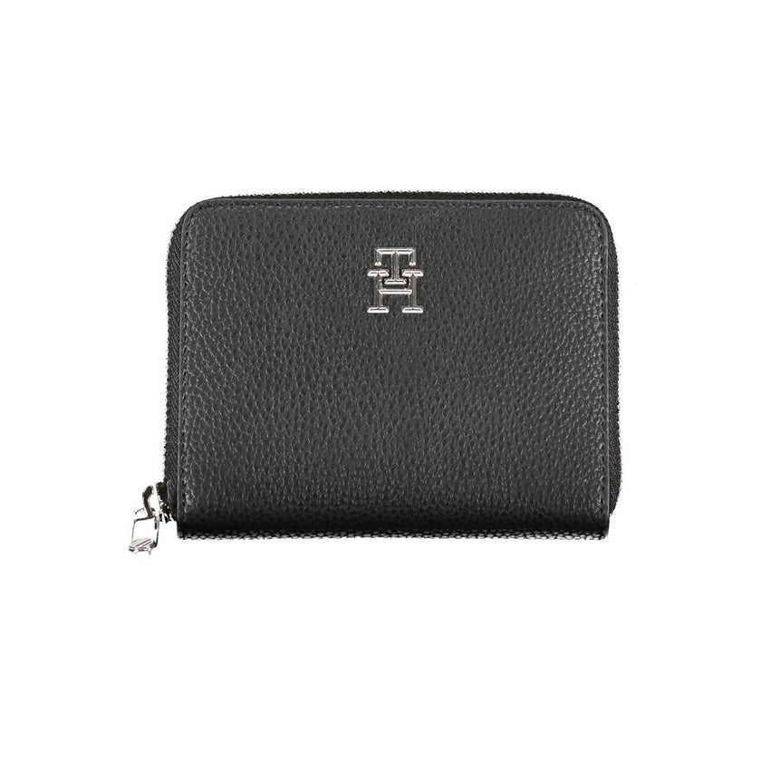 Tommy Hilfiger Black Polyethylene Women Wallet Tommy Hilfiger