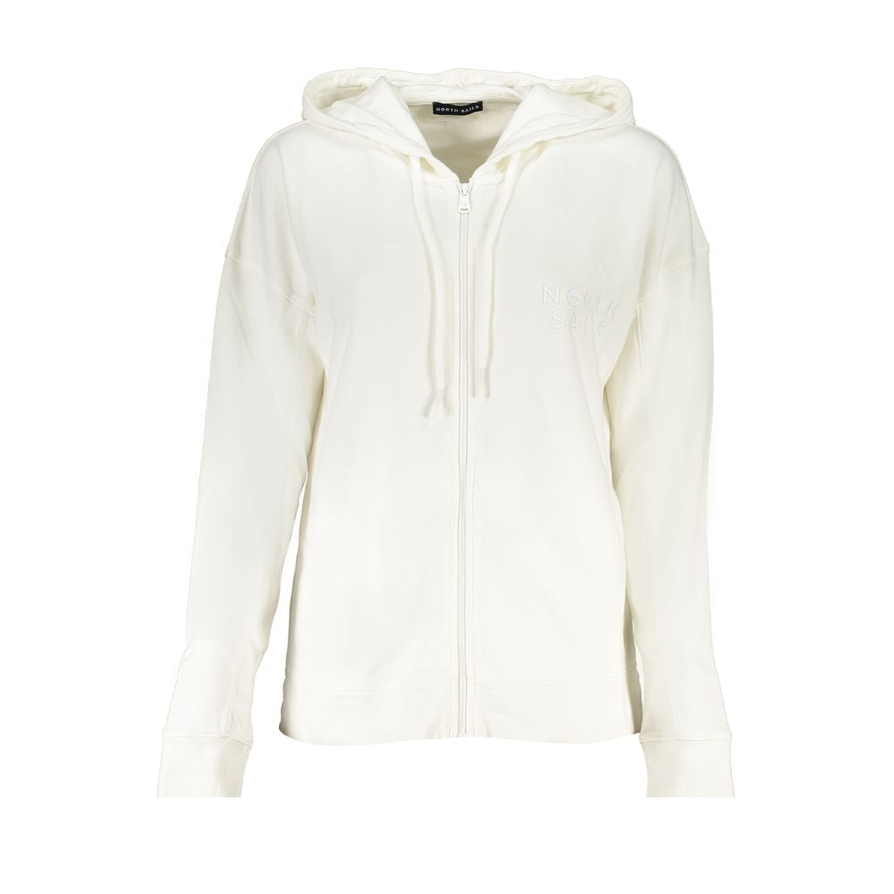 North Sails White Cotton Women Sweater North Sails
