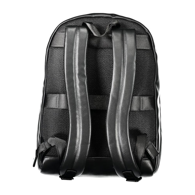 Tommy Hilfiger Black Polyethylene Men Backpack Tommy Hilfiger