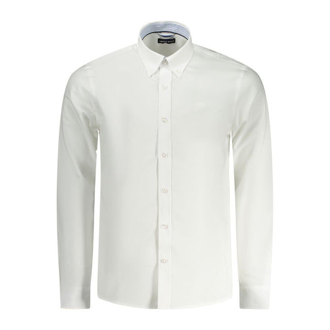 North Sails White Cotton Men Shirt North Sails