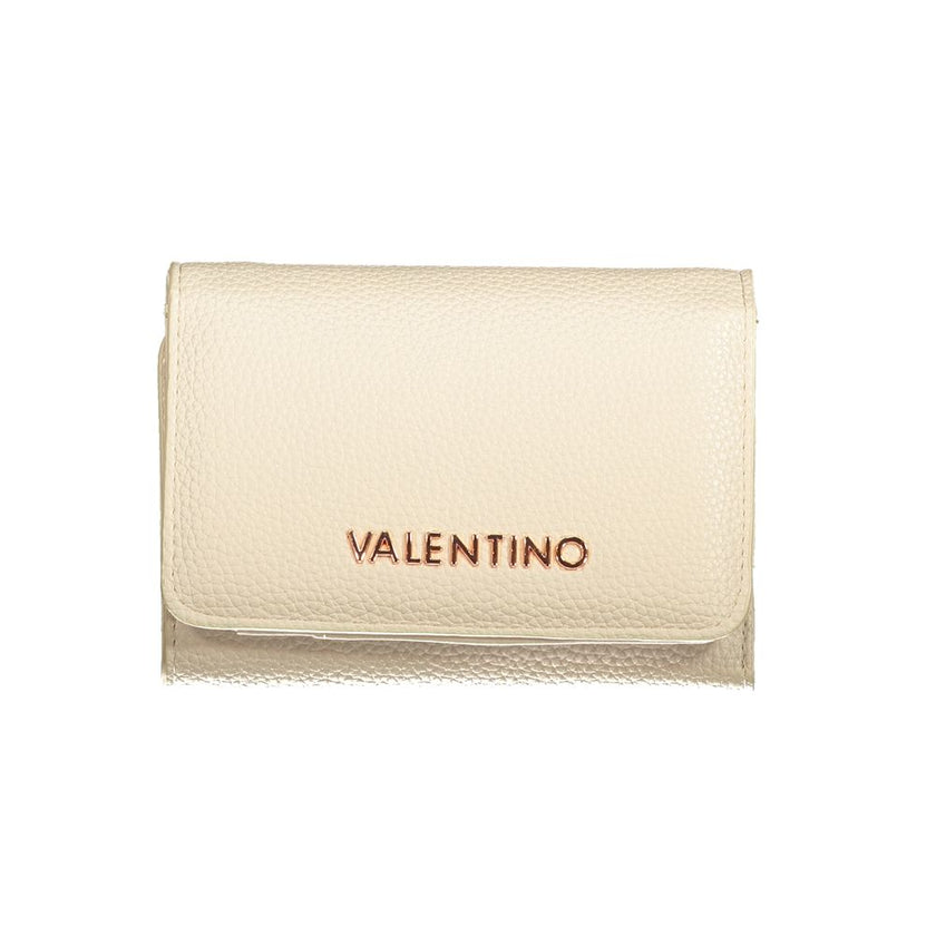 Mario Valentino Beige Polyurethane Women Wallet Mario Valentino