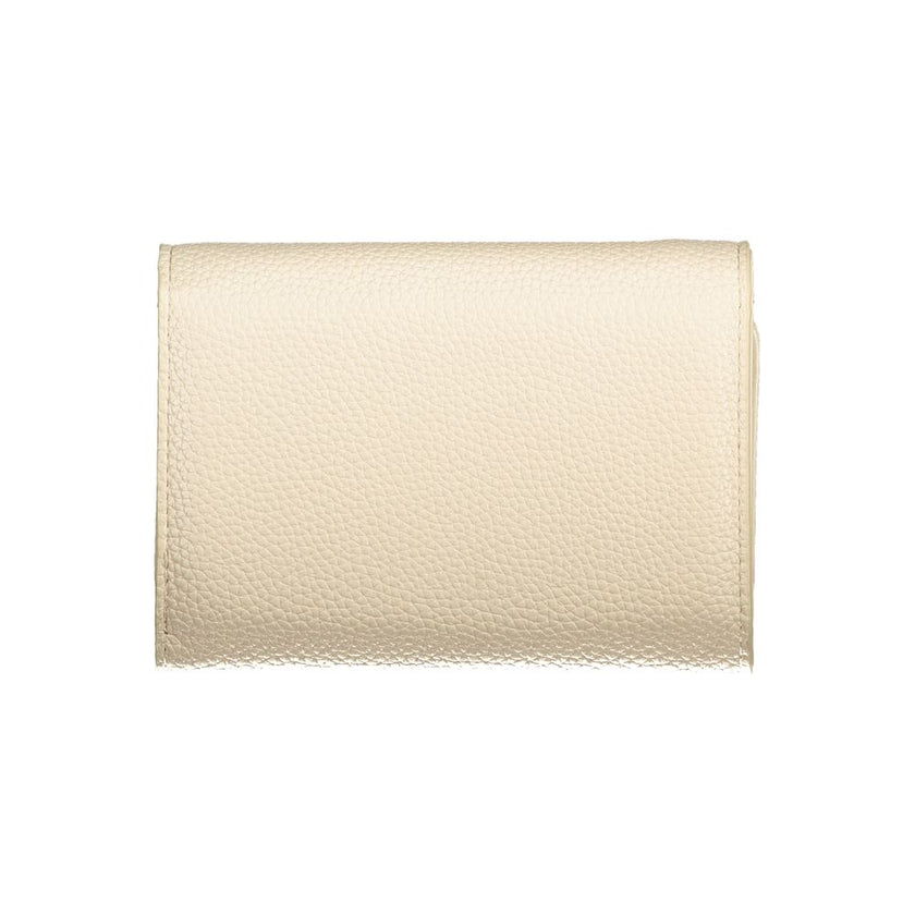 Mario Valentino Beige Polyurethane Women Wallet Mario Valentino