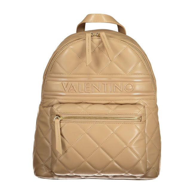 Mario Valentino Beige Polyethylene Women Backpack Mario Valentino