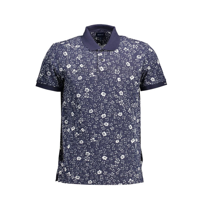 Gant Blue Cotton Men Polo Shirt Gant
