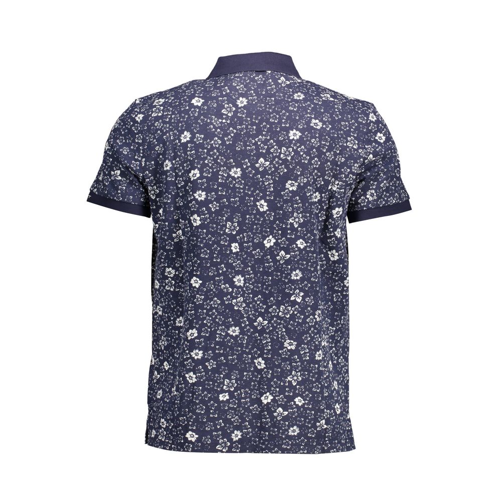 Gant Blue Cotton Men Polo Shirt Gant