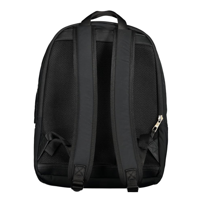 Tommy Hilfiger Black Polyester Men Backpack Tommy Hilfiger